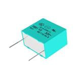 PHE840MK5100MK01R17T0 The Yageo PHE840MK5100MK01R17T0 is a film capacitor with a capacitance of 10nF and a voltage rating of 27VAC. It is RoHS3 Compliant.