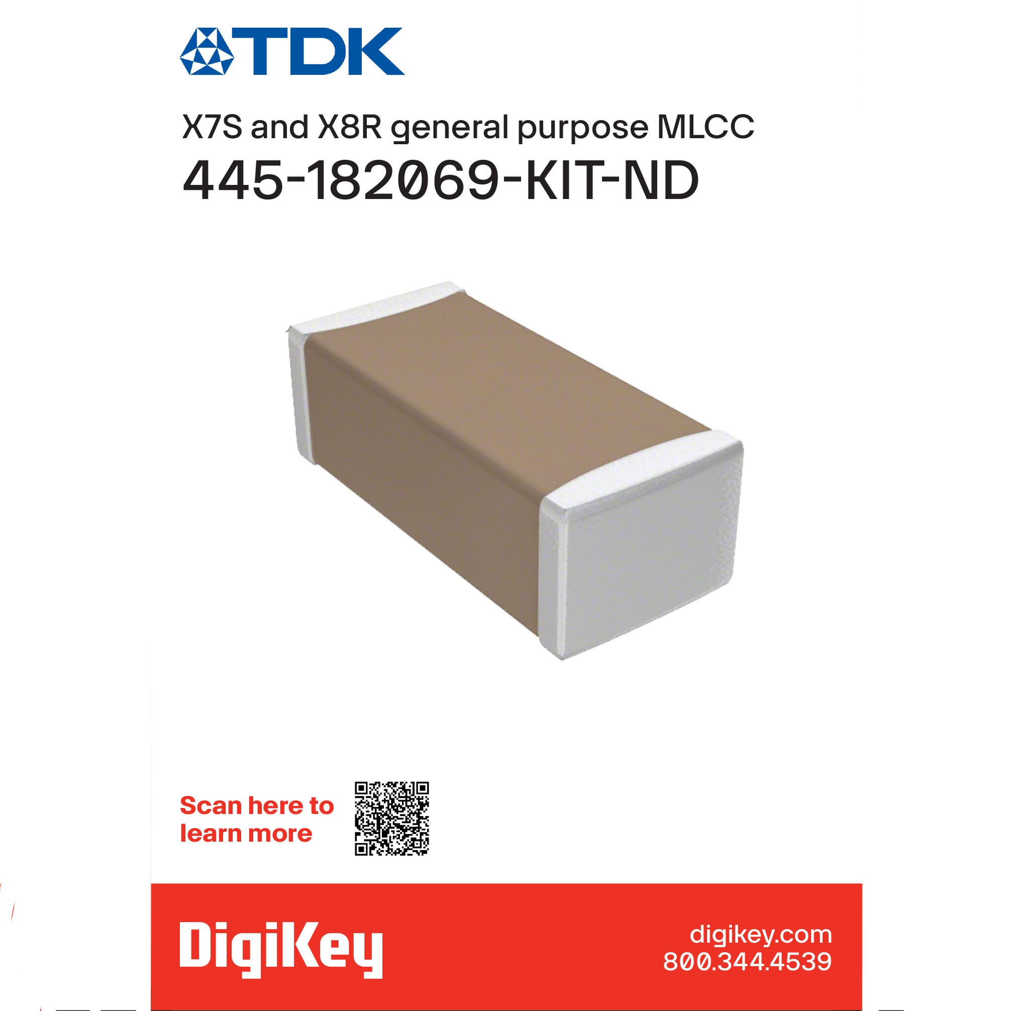 C1608C0G1H121K080AA Multilayer ceramic capacitor (MLCC) rated at 120pF, 50V, C0G (NP0) dielectric, ±10% tolerance in a 0603 (1608 Metric) package.