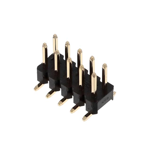 62131021921 The Würth Elektronik 62131021921 is a 10-position, 2-row, 2.00mm pitch surface mount male pin header from the WR-PHD series. It features gold-plated copper alloy contacts and a black PA9T insulator with UL94 V-0 flammability rating.
