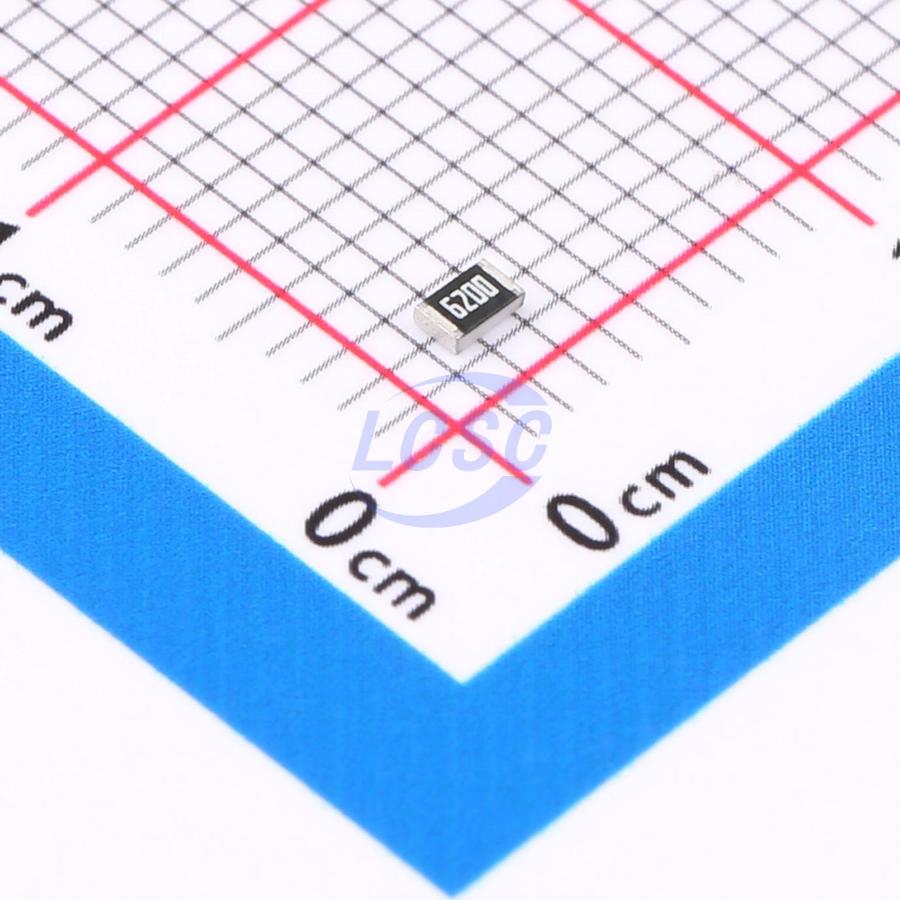RC0805FR-07620RL The Yageo RC0805FR-07620RL is a surface mount chip resistor with a resistance of 620 Ohms and a tolerance of 1%. It is rated for 1/8W power.
