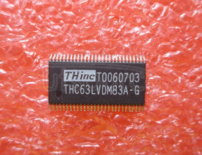 THC63LVDM83A The THC63LVDM83A from Thomson-CSF is an LVDS transmitter designed for host-LCD panel interfaces. It converts CMOS/TTL data to an LVDS data stream.
