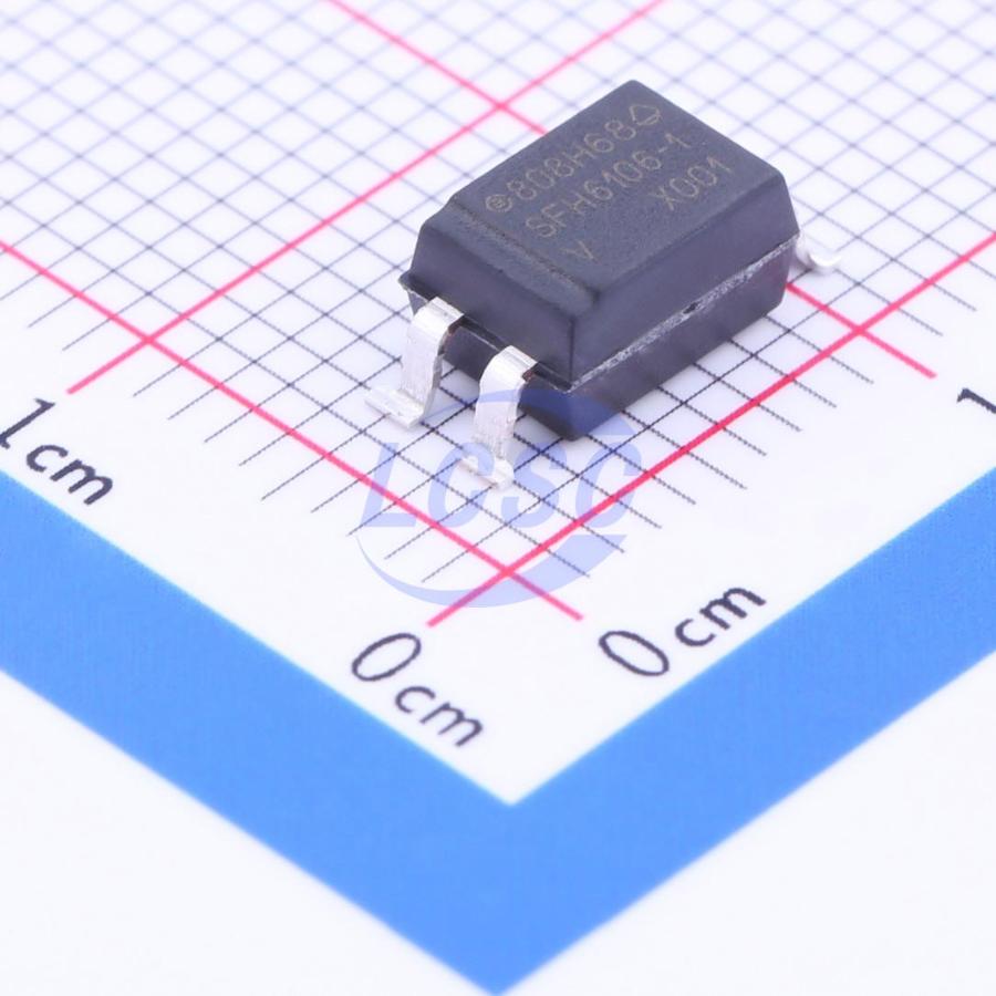 SFH6106-1X001T The Vishay SFH6106-1X001T is a transistor output optocoupler featuring a phototransistor output. It offers an isolation voltage of 5300Vrms.