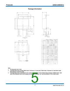 AOD412 The AOS AOD412 is an N-Channel MOSFET with a 30V Drain-Source voltage rating. It features a typical on-resistance of 6mΩ at 4.5V gate-source voltage.