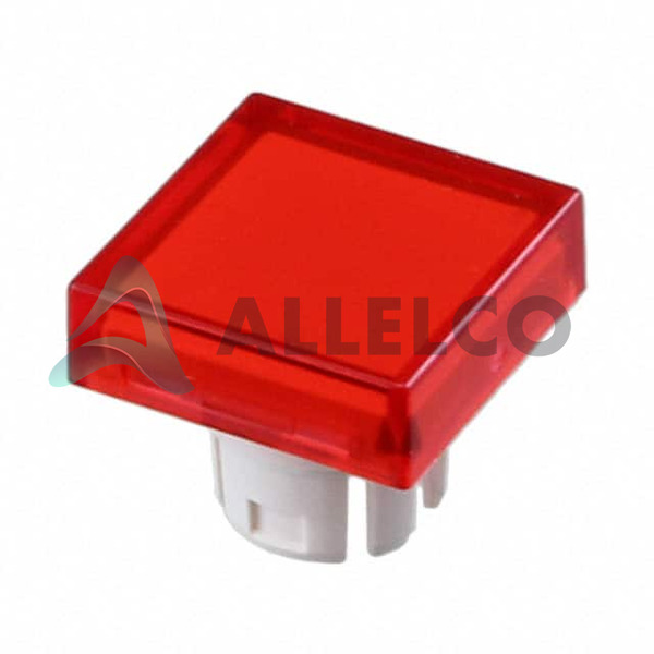 51-953.2 This is a red, square pushbutton cap from EAO's 51 Series. It features a snap fit mounting type and is designed for illuminated pushbuttons.