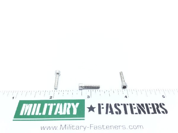 MS16995-11 The MS16995-11 is a military standard socket head cap screw made of corrosion-resistant steel. It features a 4-40 UNC thread and a length of 0.5 inches.