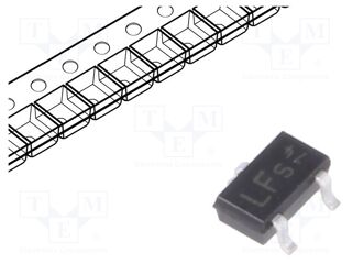 BSR315PH6327XTSA1 P-Channel MOSFET, 60V drain-source voltage, 620mA continuous drain current, surface mount SC59 package. Logic level, avalanche rated, AEC Q101 qualified.