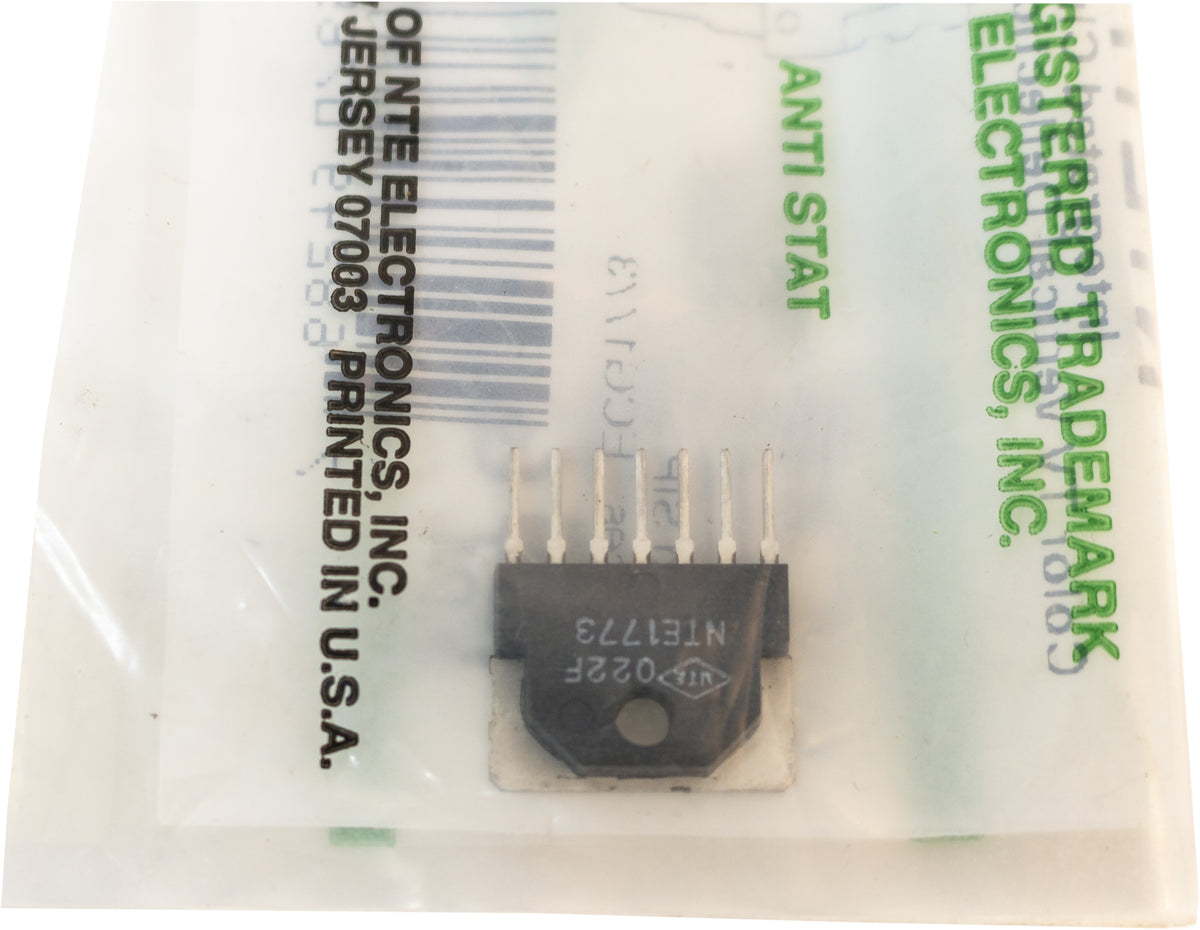 NTE1773 The NTE1773 is a single Bipolar Junction Transistor from NTE Electronics. It is RoHS3 Compliant and has an MSL of 1 Unlimited.