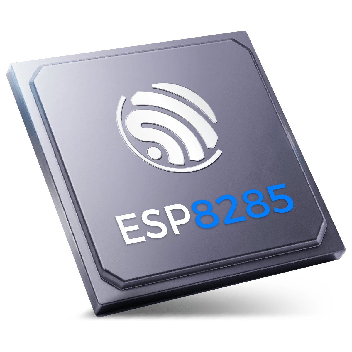 ESP8285 The Espressif Systems ESP8285 is an RF Transceiver IC. It operates at 3.3V and comes in a QFN 8x8mm package.