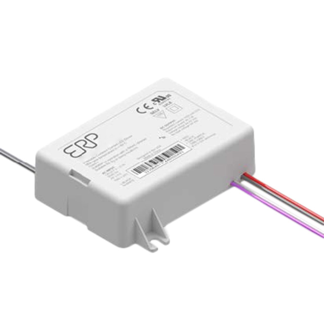 ESPT050W-1050-42-Z1 Constant current LED driver from ERP Power providing 44W output at 1.05A with voltage range 28-42V. Operates from 120VAC input and features dimming via Analog, ELV, and Triac.