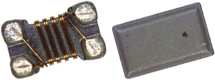 DLM11SN900HY2L Surface mount common mode choke from Murata with 90 Ohm impedance at 100 MHz, 100mA max current, and 2 lines. Designed for signal line filtering in a compact 0504 package.