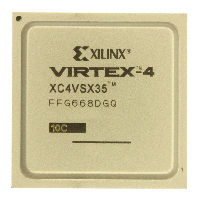 XC4VSX35-10FFG668C The XC4VSX35-10FFG668C is an FPGA device from Xilinx designed for application-specific embedded systems.