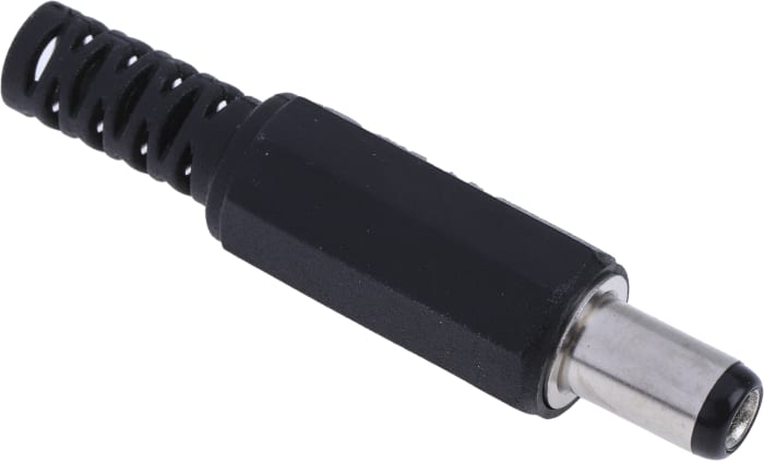 771-9174 The 771-9174 is a DC Power Plug designed for wire-to-board connections. It features a 2.5mm inner diameter, 5.5mm outer diameter, and is rated for 12V and 1A.