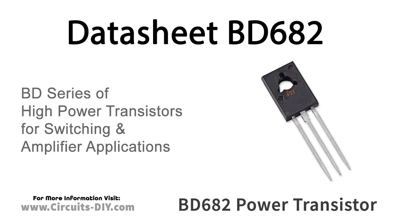 BD682 The BD682 is a PNP power transistor from NXP Semiconductors, featuring a Darlington configuration and SOT-32 package. It is suitable for medium power linear and switching applications.