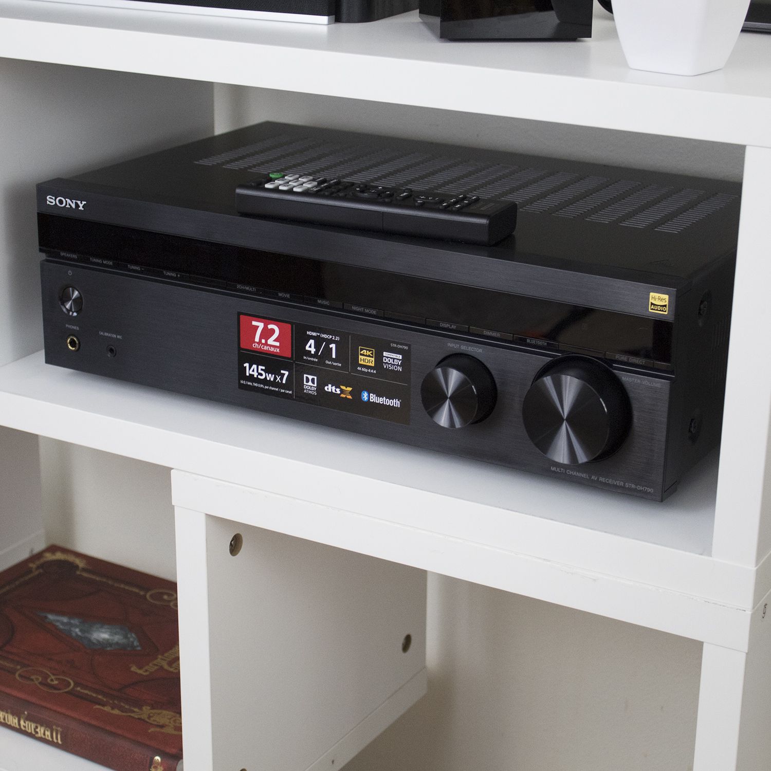 DH790 The Thomson-CSF DH790 is a 7.2-channel A/V receiver designed for home theater systems. It supports immersive audio formats like Dolby Atmos and DTS:X, along with 4K HDR pass-through.
