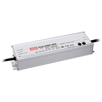 HLG-240H-12 Mean Well USA HLG-240H-12 is a 192W AC-DC LED driver with constant current and constant voltage output, delivering 12V at 16A.
