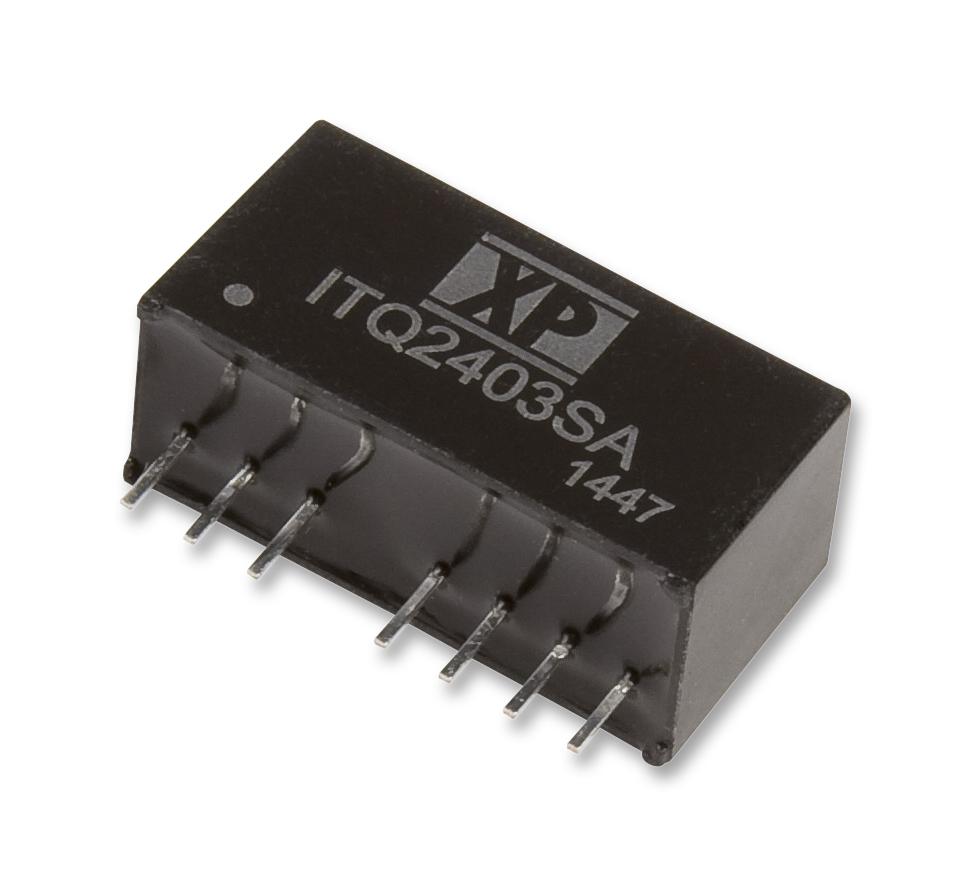 ITQ2405SA Isolated DC-DC converter module with a single 5V output at 1.2A (6W). Features remote on/off and short circuit protection, in a compact 8-SIP through-hole package.