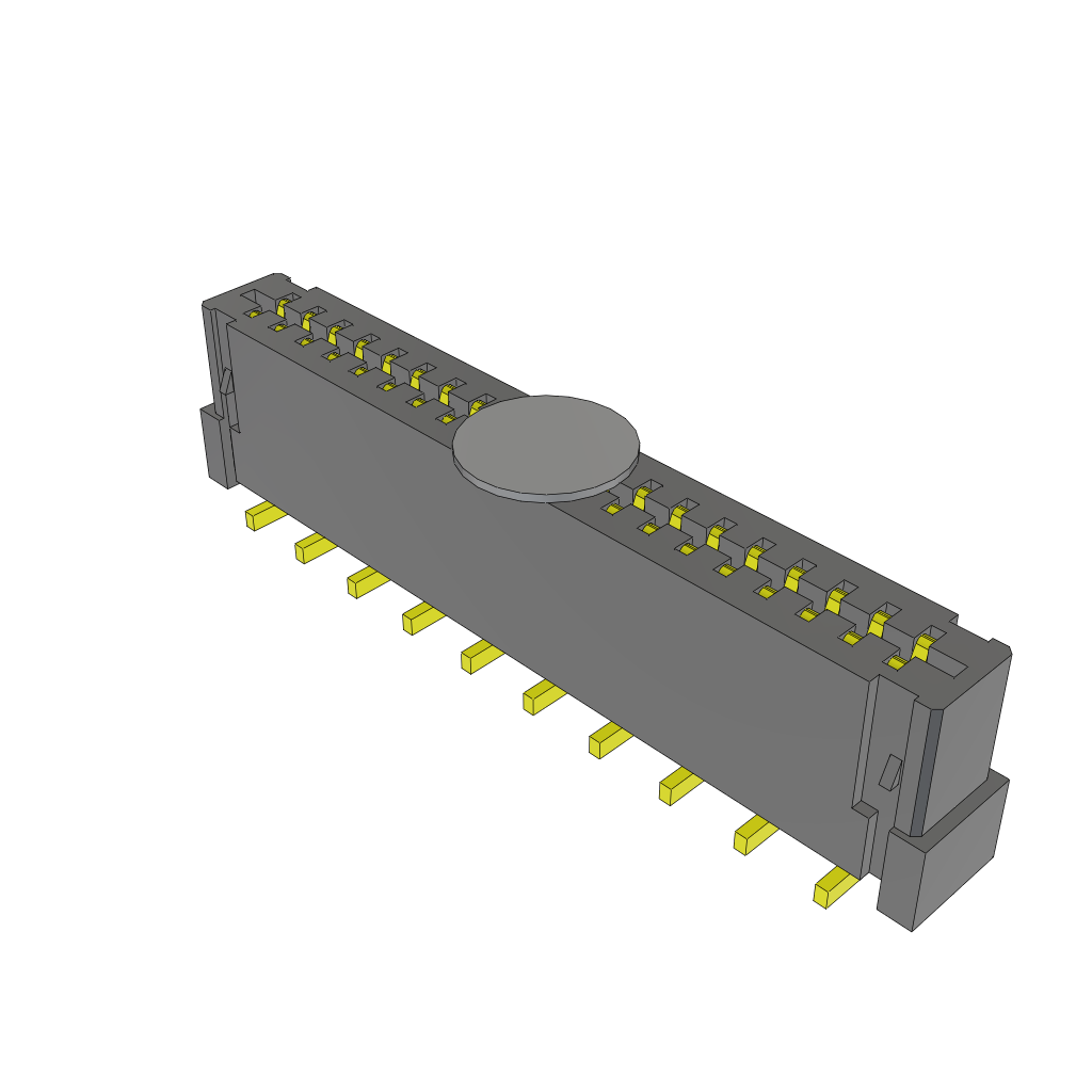 FC1-20-01-T-K-TR The Samtec FC1-20-01-T-K-TR is a 1.00 mm pitch Flat Flexible Cable (FFC) socket strip designed for surface mounting. It features low insertion force contacts.