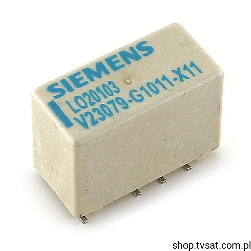 V23079-G1011-X11 The Siemens V23079-G1011-X11 is an SMD relay with a 4.5VDC coil and a 2A current rating. It has a coil resistance of 147 Ohms.