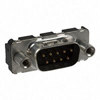 D09S24B6PA00LF 9-position D-Sub receptacle with female sockets, through hole mounting, and solder termination. Rated for 5A per contact with gold-plated contacts.