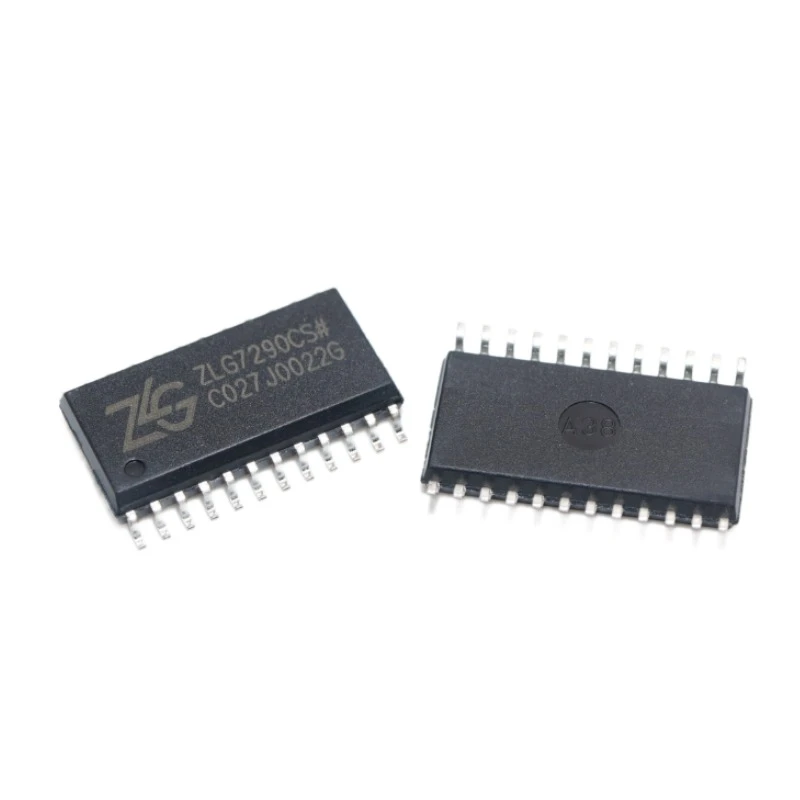 ZLG7290CS The ZLG7290CS is a versatile integrated circuit from ZLG featuring an I2C serial interface and keyboard interrupt signals. It operates at 3.3V and is housed in a SOP-24 package.