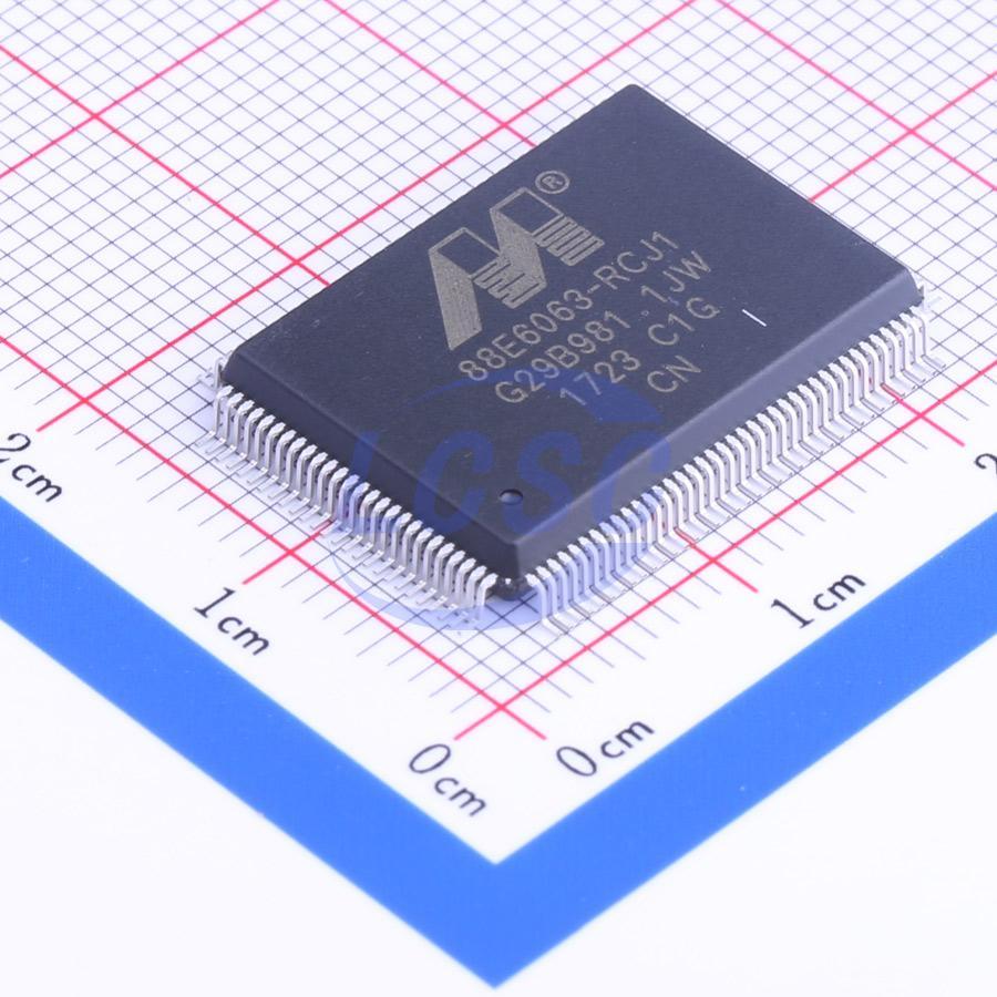 88E6063-C1-RCJ1I000 The Marvell Technology Group Ltd 88E6063-C1-RCJ1I000 is a Power Over Ethernet Controller. It features RoHS3 compliance and an MSL of 1.