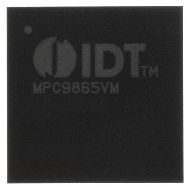 MPC9865VM The Renesas Electronics America Inc MPC9865VM is a clock generator with a maximum frequency of 200MHz. It supports LVCMOS, LVPECL, and Crystal inputs, with LVCMOS outputs.
