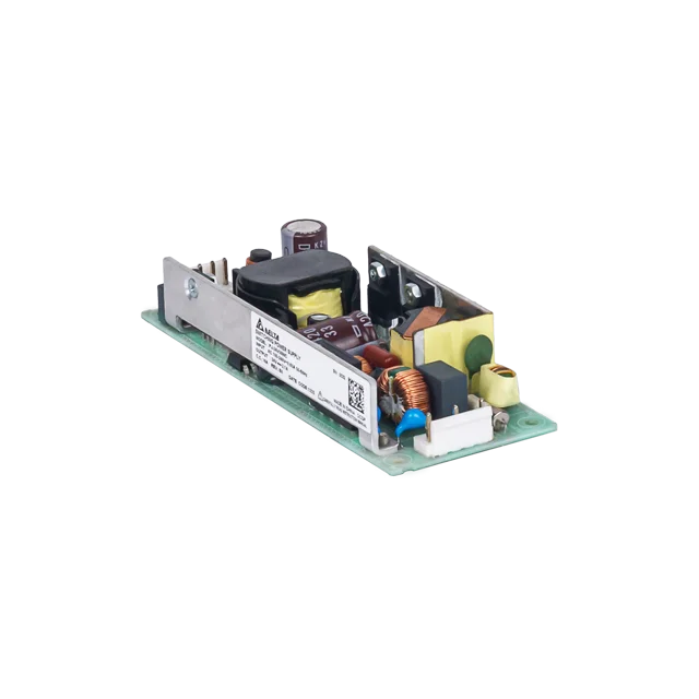 PJ-12V50WCNA The Delta Electronics PJ-12V50WCNA is a 50W AC/DC converter with a 12V output. It features adjustable output, PFC, and universal input, designed for chassis mounting.