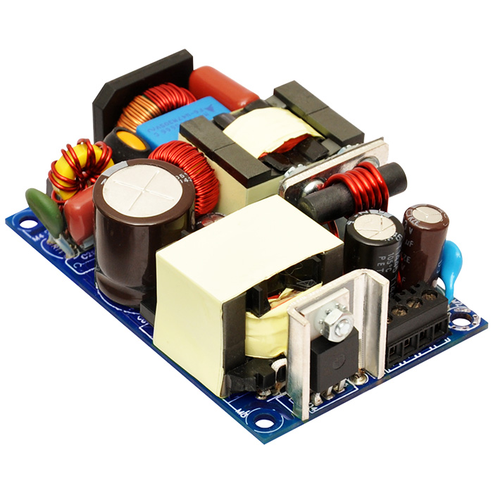MBC75-1015L-2 The Bel Power Solutions MBC75-1015L-2 is a 75W open frame AC/DC converter with a 15V output voltage. It operates from a universal 85-264 VAC input and features a wide temperature range.
