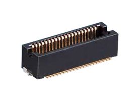 DF12NB(5.0)-20DP-0.5V(51) 20 position, 0.5mm pitch surface mount header connector from Hirose Electric. Features gold plated contacts and solder retention for reliable board-to-board connections.