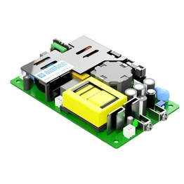 AMEOF350-48SHAMJZ The Aimtec AMEOF350-48SHAMJZ is an open frame AC/DC power module with a 48V output and 7.3A current. It offers 94% efficiency and universal input capabilities.