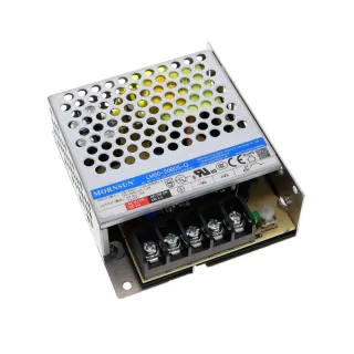 LM50-20B05-Q The Morning Star Industrial LM50-20B05-Q is an AC/DC converter providing 5V at 10A for a total of 50W. It features universal input and chassis mounting.