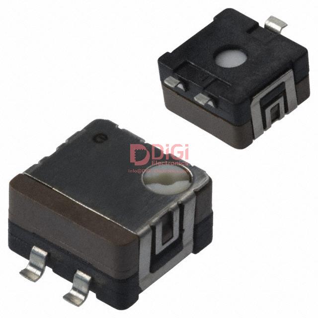 ST7ETB104 The Copal Electronics ST7ETB104 is a trimmer potentiometer with 100 kOhms resistance and a 0.25W power rating. It features a Cermet resistive material and a surface mount gull wing termination style.