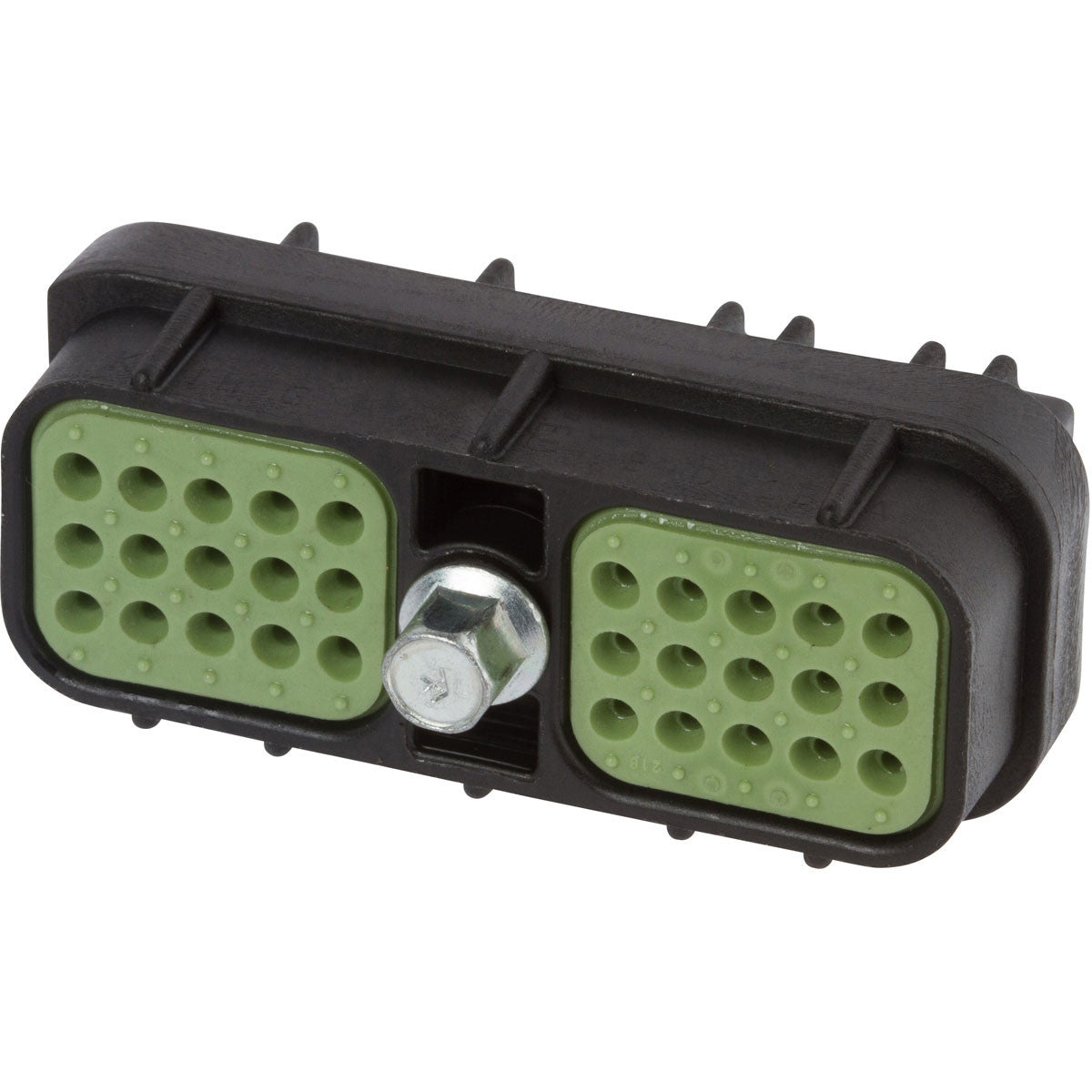 12034398 This is a 30-way female connector from Aptiv PLC, part number 12034398. It belongs to the Metri-Pack 150 series and is black in color.