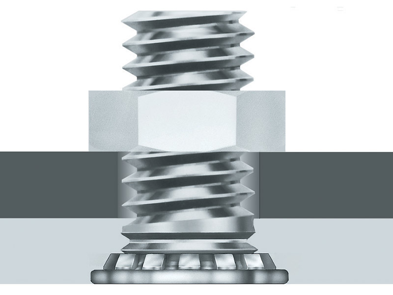 FH-632-5ZI The PennEngineering FH-632-5ZI is a self-clinching threaded stud designed for permanent installation in sheet metal. It features a #6-32 thread size and hardened carbon steel construction.