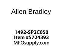 1492-SP2C050 The Allen-Bradley 1492-SP2C050 is a 2-pole miniature circuit breaker with a 50A current rating and a C-type tripping characteristic. It is designed for 480V AC applications and DIN-rail mounting.