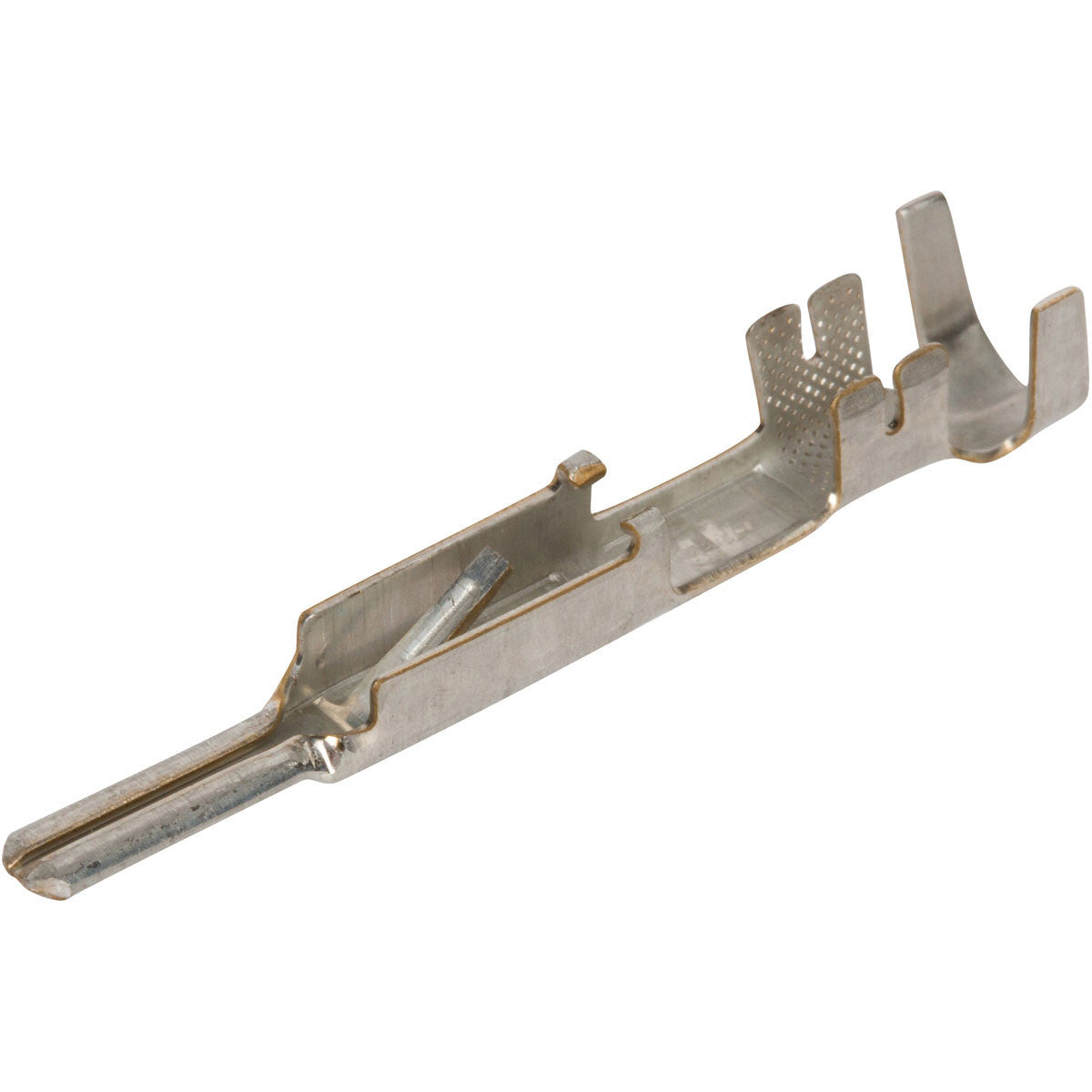 12048254-L The Aptiv PLC 12048254-L is a tin-plated male terminal designed for 12 AWG wire within the Metri-Pack 280 series. It is available in a standard package of 6757 units.