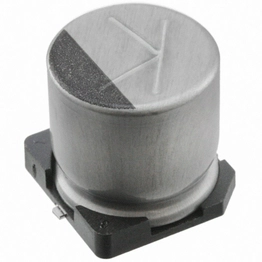 50TZV220M10X10.5 The Rubycon 50TZV220M10X10.5 is an aluminum electrolytic capacitor with a capacitance of 220µF and a voltage rating of 50V. It is designed for surface mount applications.