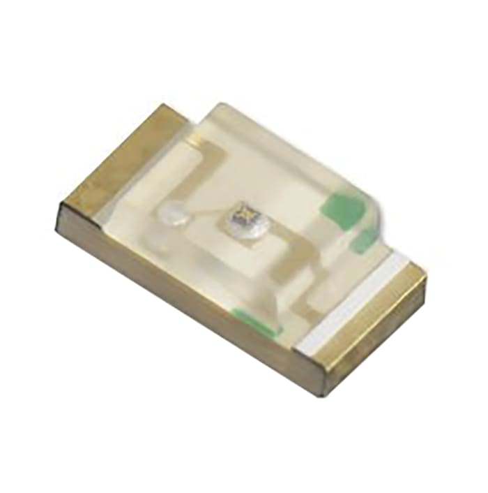 KP-3216MGC The Kingbright KP-3216MGC is a green LED in a 3216 surface-mount package. It offers a typical forward voltage of 2.1V and a wide 120° viewing angle.