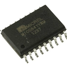 MIC5841YWM The MIC5841YWM from Micrel Inc. is an 8-bit serial-input latched driver. It features high-voltage current-sink outputs and transient-protection diodes.