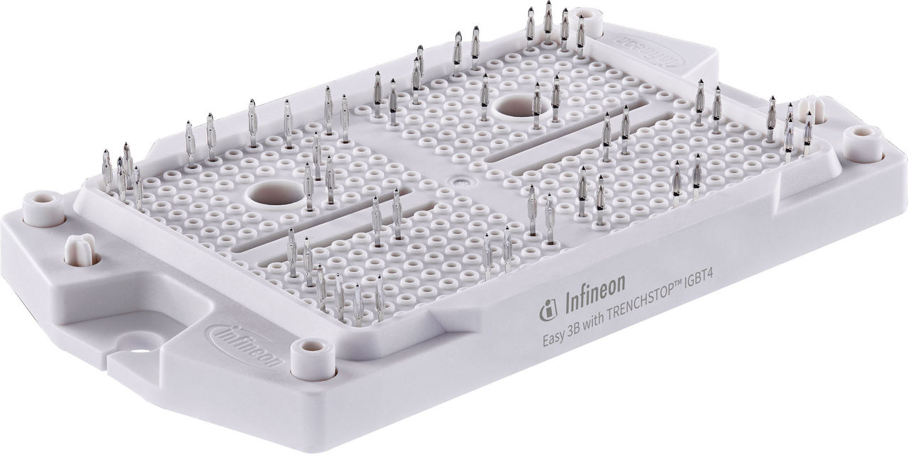 F3L225R12W3H3 B11 The Infineon F3L225R12W3H3 B11 is a 1200V, 225A TRENCHSTOP IGBT H3 power module featuring an integrated NTC temperature sensor and PressFIT mounting. It utilizes an EasyPACK package design for high-density applications.