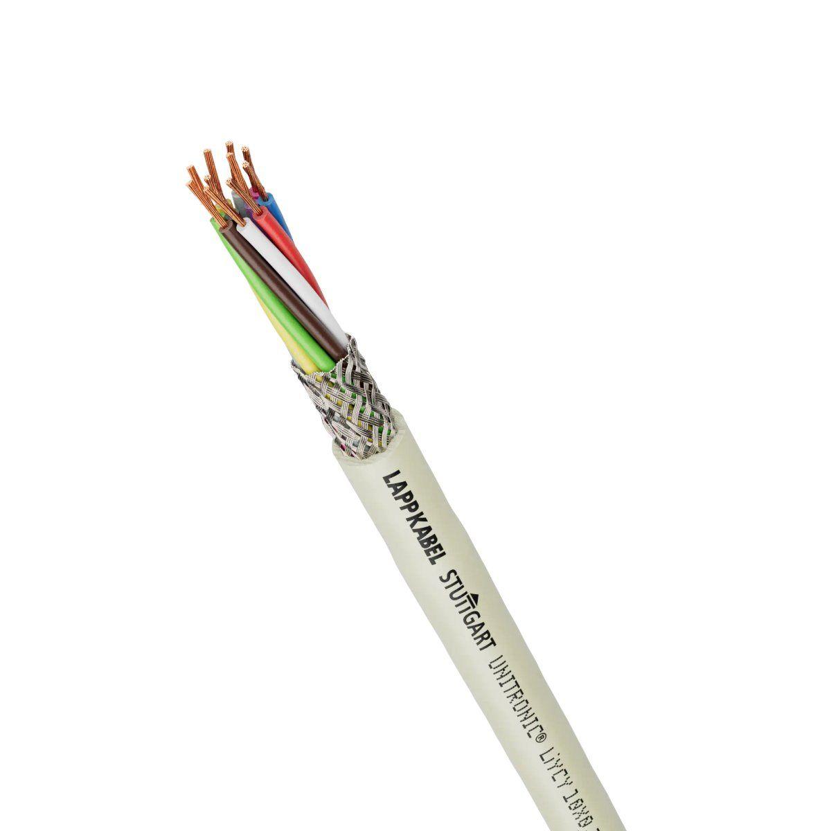0034308 The LAPP 0034308 is a UNITRONIC LIYCY multicore cable featuring 8 conductors, each with a 0.14mm2 cross-section. It comes on a 100m reel.