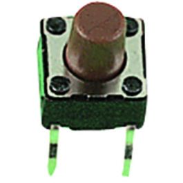 MCDTS6-3N The Multicomp Pro MCDTS6-3N is a top-actuated tactile switch designed for through-hole mounting. It features a round button and operates at 50mA and 12VDC.