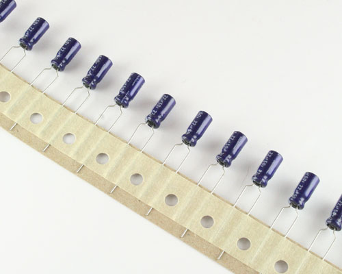 UVX1H220MDA1TA The Nichicon UVX1H220MDA1TA is an aluminum electrolytic capacitor with a capacitance of 22µF and a voltage rating of 50V. It operates at temperatures up to 85°C.