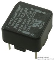 RN102-0.6-024M4 The Schaffner RN102-0.6-024M4 is a common mode choke designed for filtering applications. It features a 0.6A current rating and 4.4mH inductance.