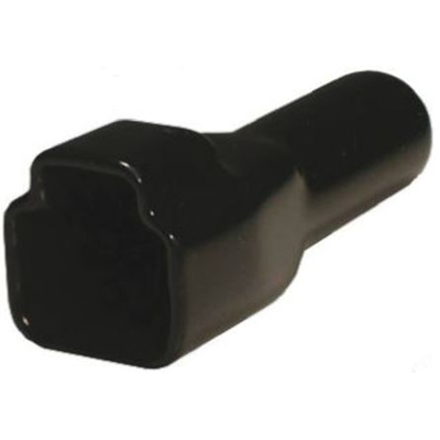 DT4S-BT DT4S-BT is a gray PVC boot for DEUTSCH DTM 4-position connectors. It features IP6K9K protection and a 180° cable exit angle.