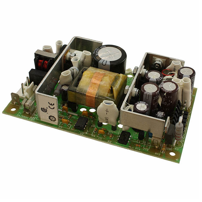 MAP30-1005 The Bel Power Solutions MAP30-1005 is a 30W AC/DC converter with a 5VDC output and an input voltage range of 85-264VAC. It features an open frame, chassis mount design.