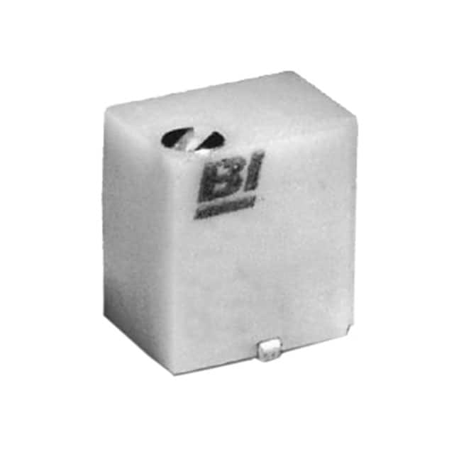 44WR10KLFT7 The TT Electronics/BI 44WR10KLFT7 is a trimmer potentiometer with 10 kΩ resistance and a 0.25W power rating. It features a surface mount J lead termination.