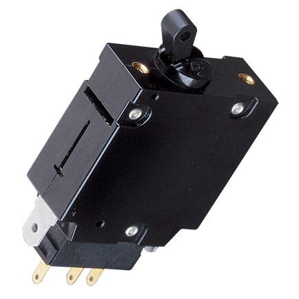 CPA-6-1-52-20.0-01 The Sensata CPA-6-1-52-20.0-01 is a single-pole circuit breaker featuring a magnetic hydraulic delay mechanism. It is designed for panel mounting and has a current rating of 20A and a voltage rating of 65V.
