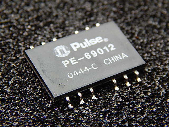 PE-69012T The Pulse PE-69012T is a telecom transformer with a 1:1 transmitter and 1:1 receiver turns ratio. It is designed for surface mount applications and operates within a temperature range of 0°C to 70°C.