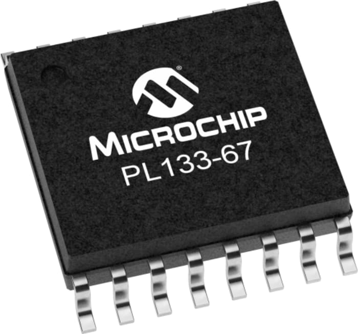 PL133-67OI The Microchip PL133-67OI is a clock buffer IC designed for signal timing applications. It operates within a supply voltage range of 1.71V to 3.63V and features a maximum input frequency of 160MHz.
